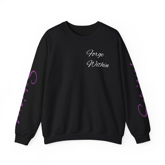 Nothing Serious Crewneck Sweatshirt — 'Forge Within' Gothic Eye Graphic