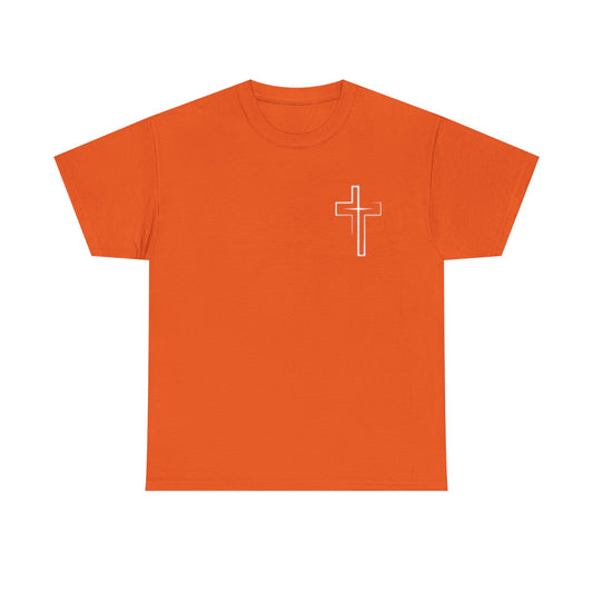 Christian Cross T‑Shirt — "God First" Faith Tee (Kingdom of God)