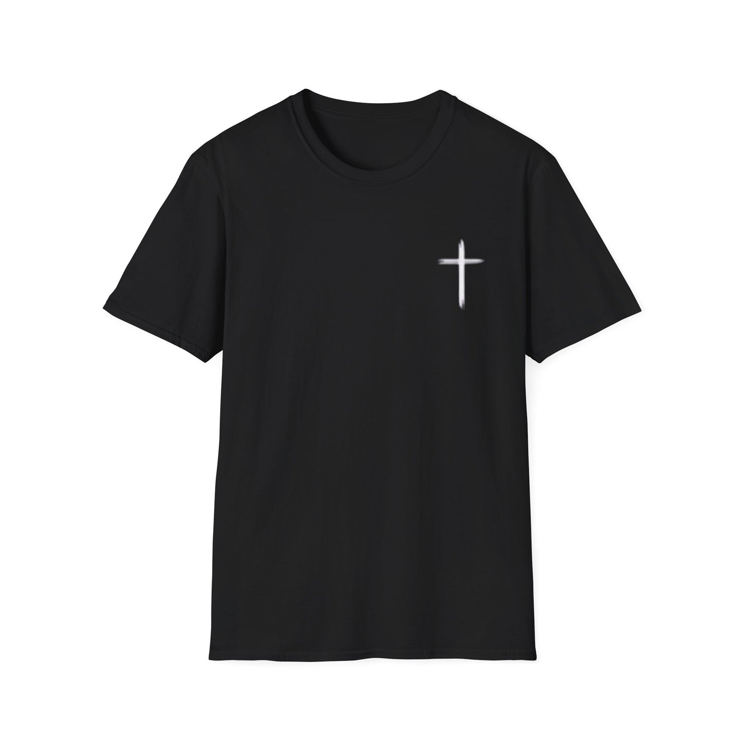 Christian Worship T-Shirt — “My Worship Is Loud Because My Wounds Were Deep” Cross Tee