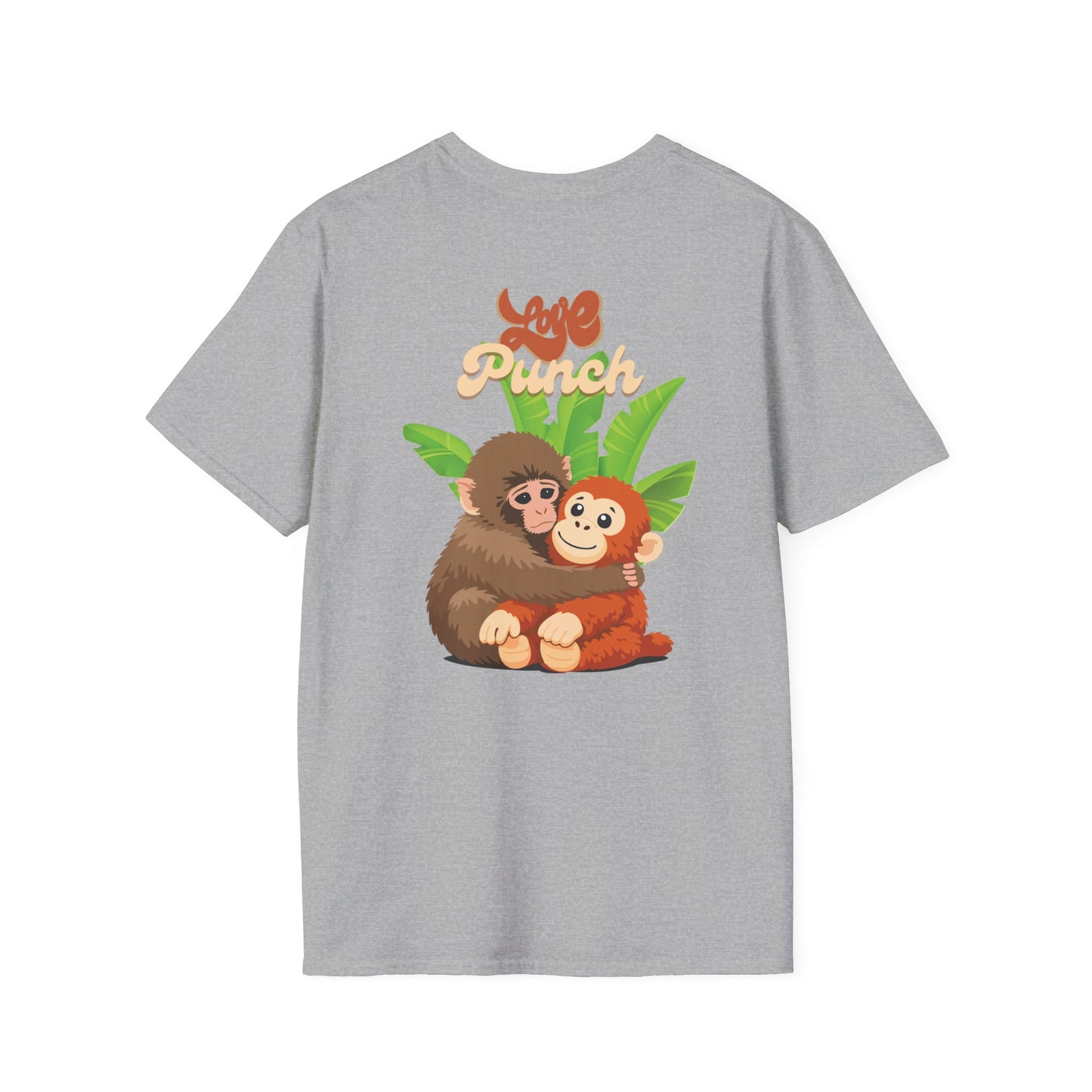 I Love Punch The Monkey T-Shirt — Cute Monkey Parents & Baby Graphic Tee