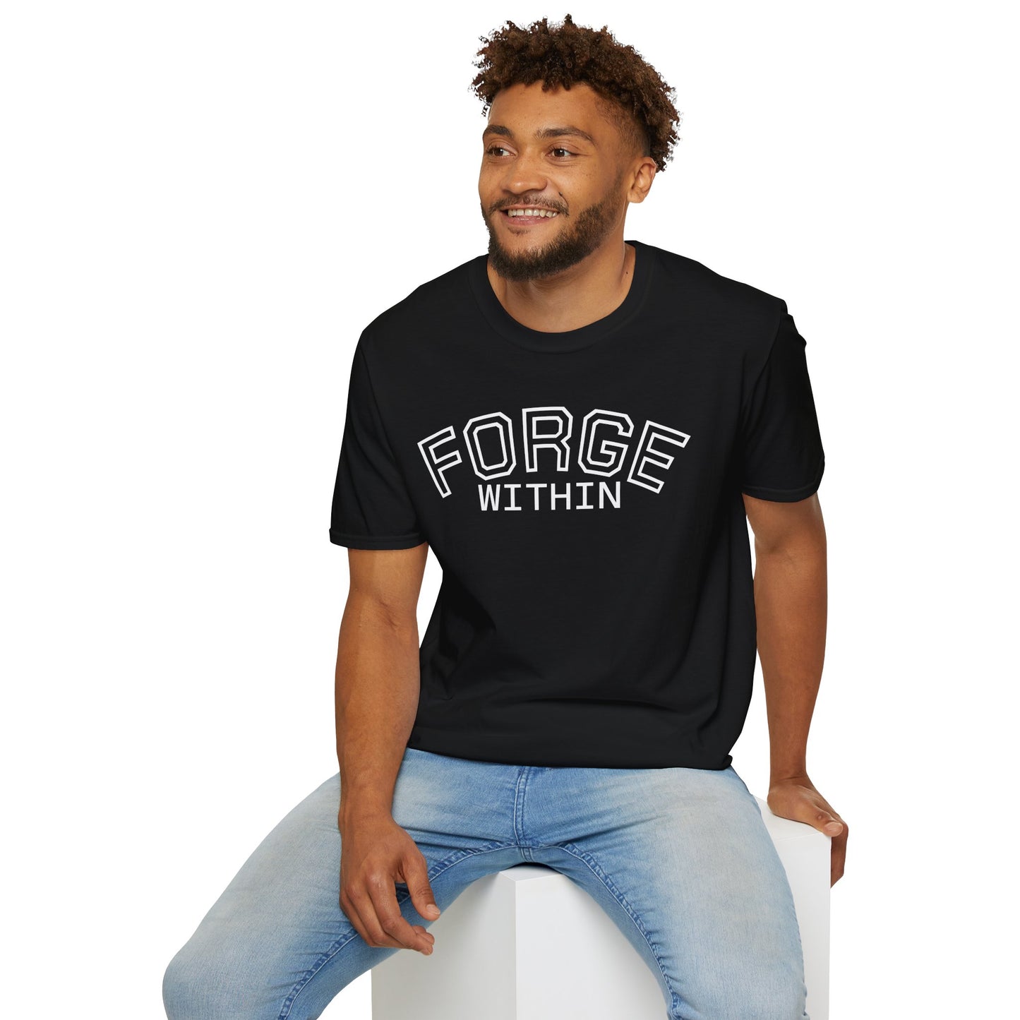 Forge Within T-Shirt — "Wake Up and Choose Peace" Retro Graphic Tee