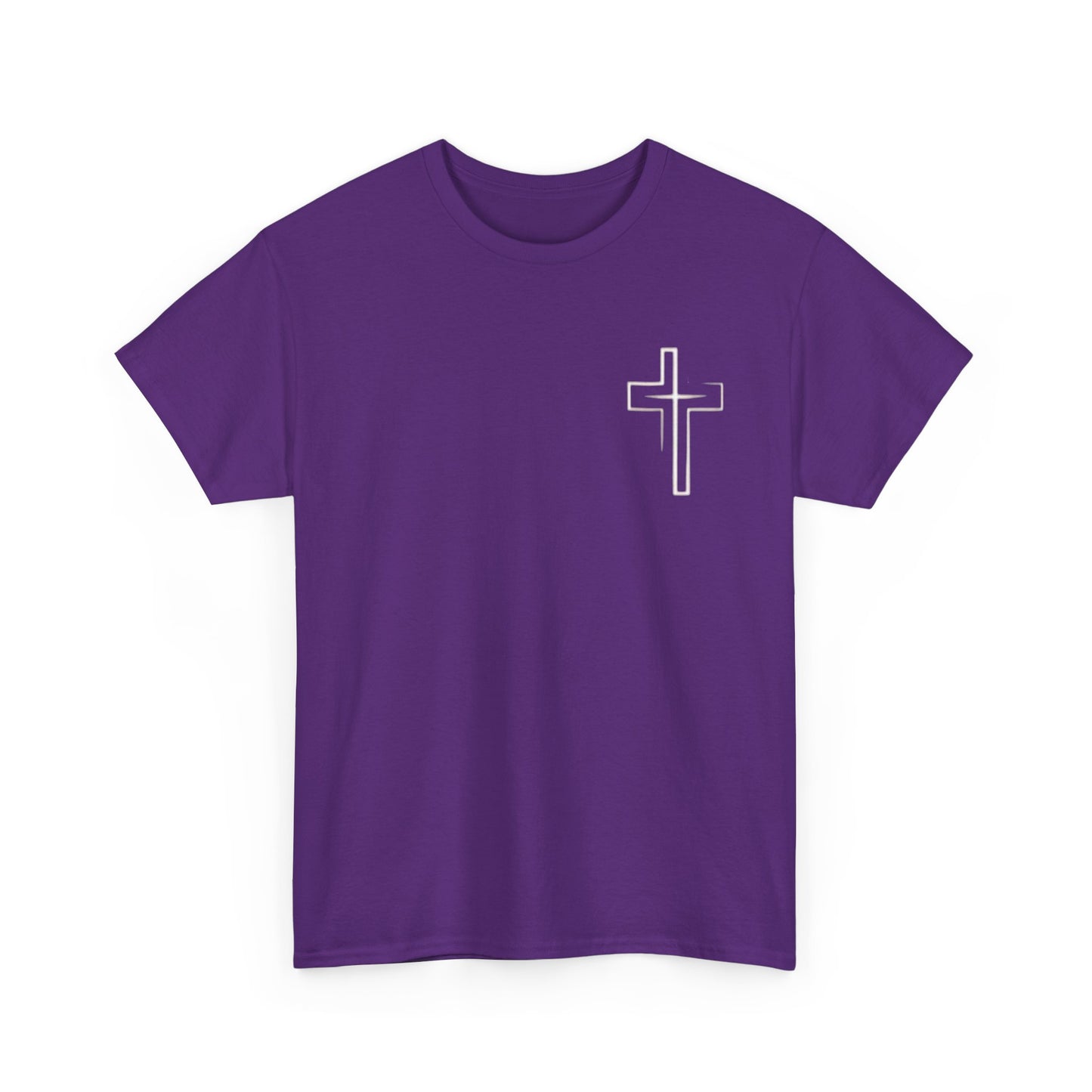 Christian Cross T‑Shirt — "God First" Faith Tee (Kingdom of God)