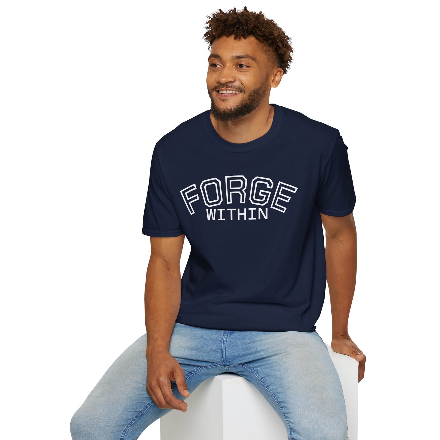 Forge Within T-Shirt — "Wake Up and Choose Peace" Retro Graphic Tee