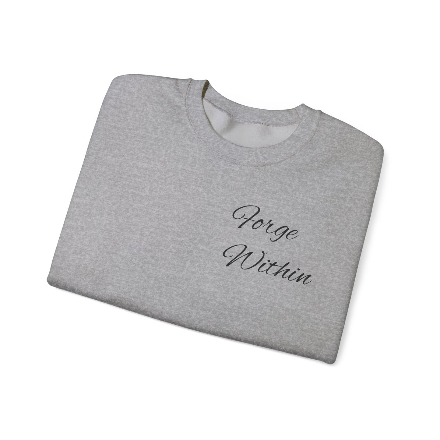 Crewneck Sweatshirt — "All These Scars Have Stories" Vintage Knight Graphic