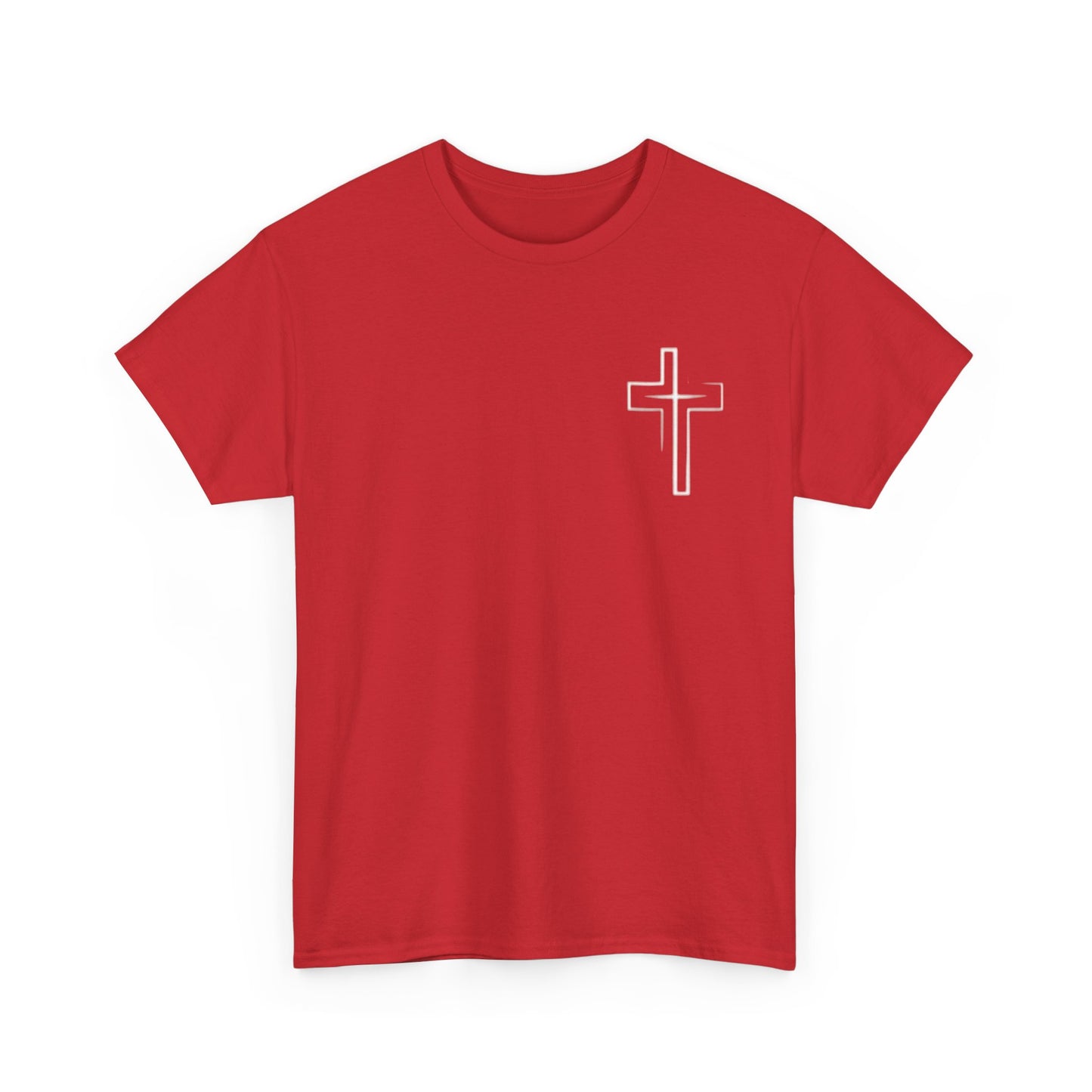 Christian Cross T‑Shirt — "God First" Faith Tee (Kingdom of God)
