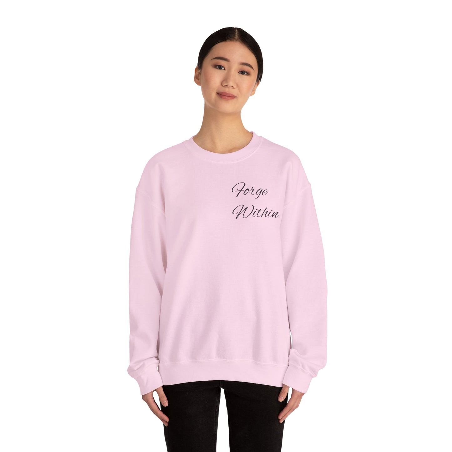 Crewneck Sweatshirt — "All These Scars Have Stories" Vintage Knight Graphic