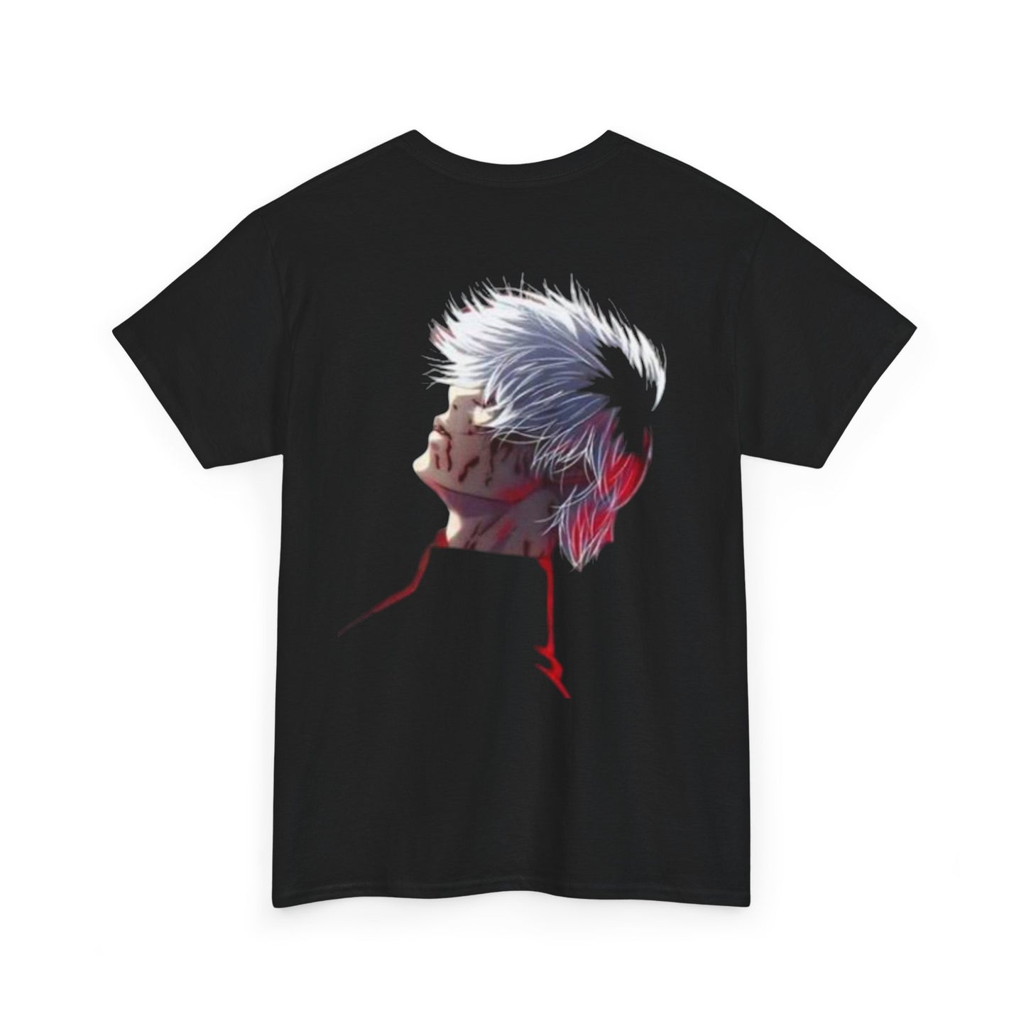 Anime Tokyo Ghoul Ken Kaneki T-Shirt — White Hair Profile Graphic Tee