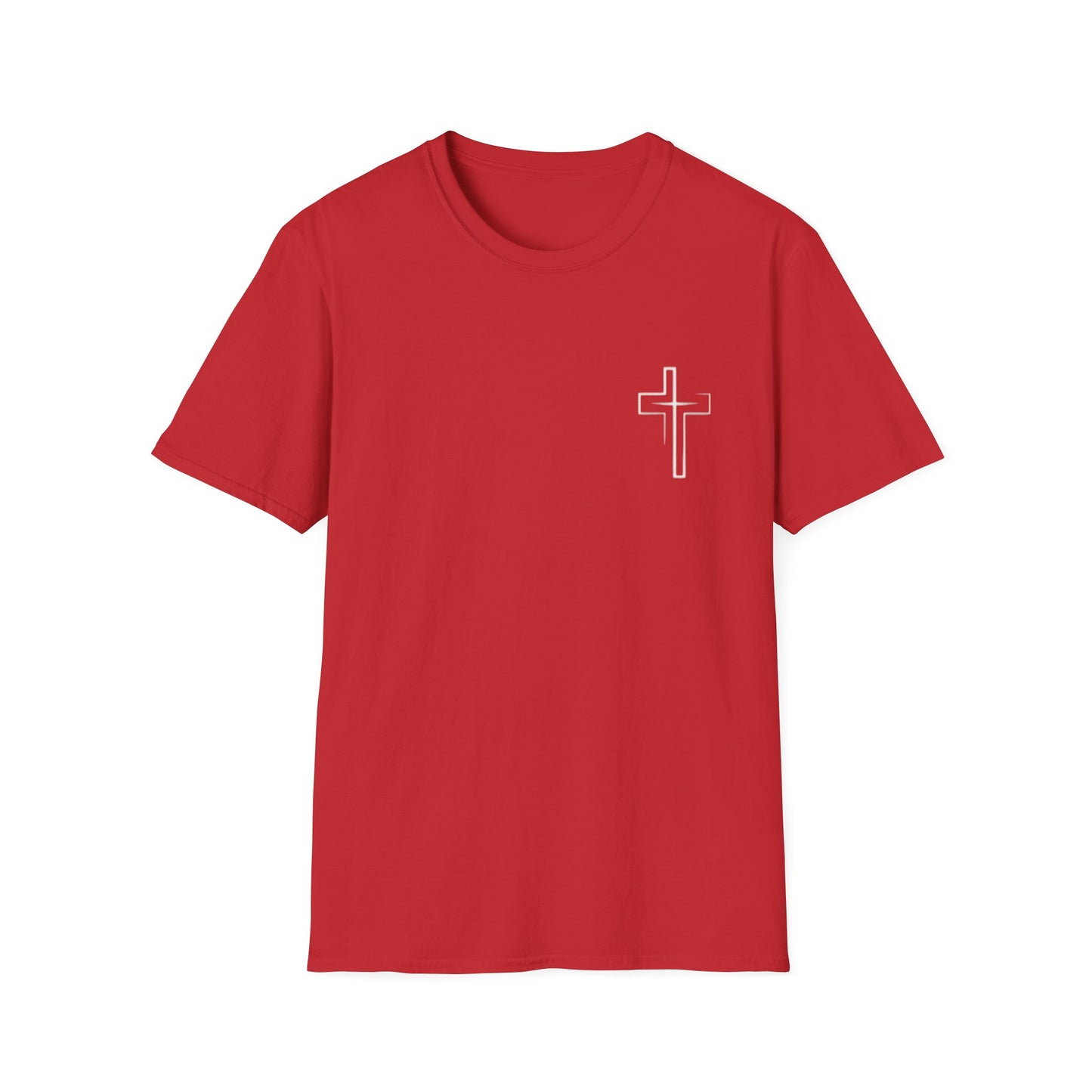 Christian Cross T-Shirt — "Jesus Died For Me Now I Live For Him" Faith Tee