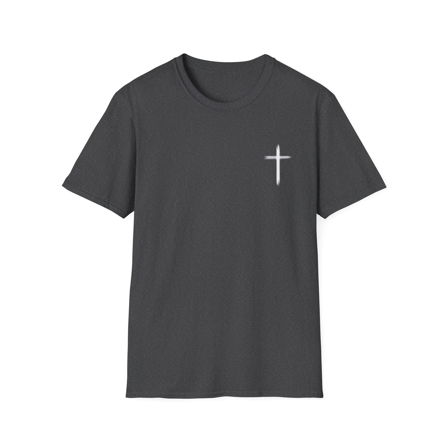 Christian Worship T-Shirt — “My Worship Is Loud Because My Wounds Were Deep” Cross Tee