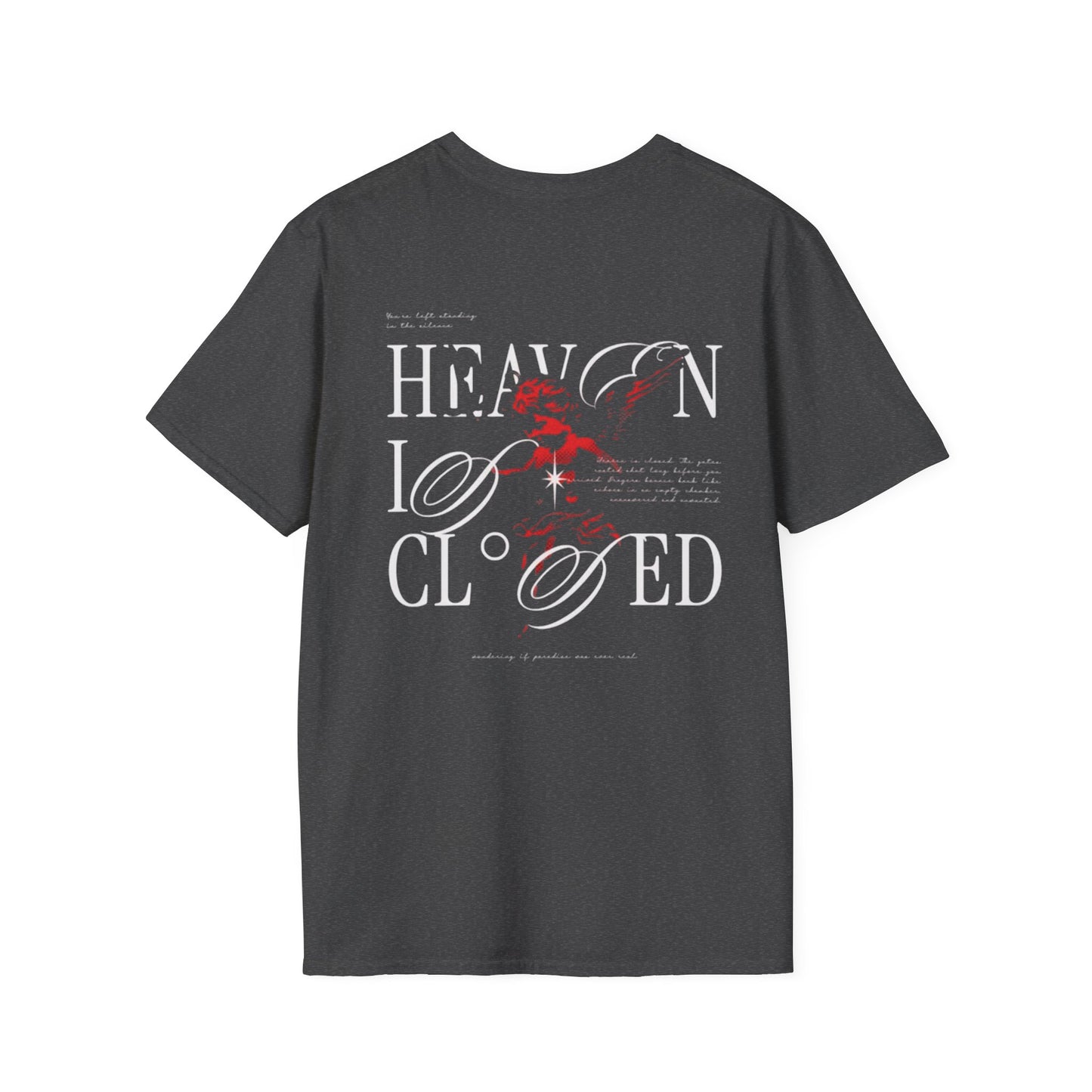 Heaven Closed Graphic T-Shirt — 'Forge Within' Floral Gothic Design