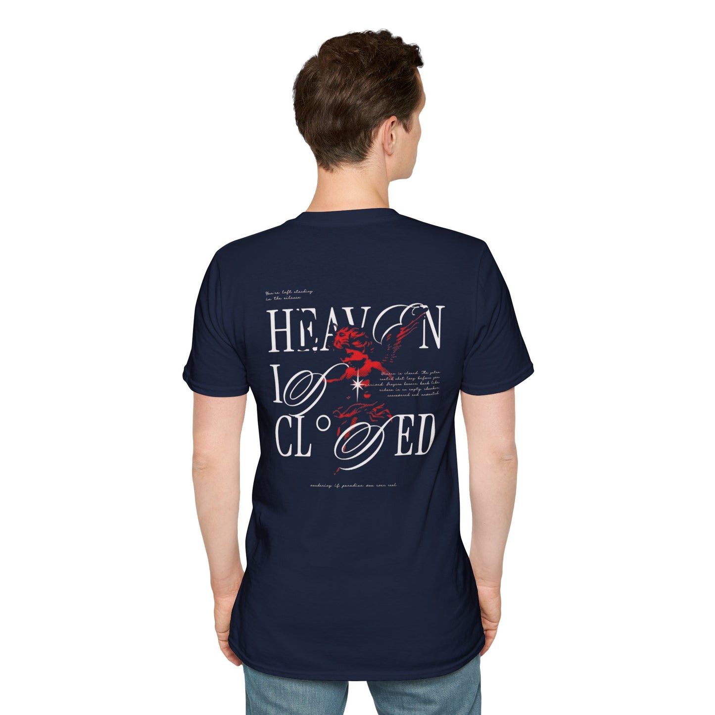 Heaven Closed Graphic T-Shirt — 'Forge Within' Floral Gothic Design