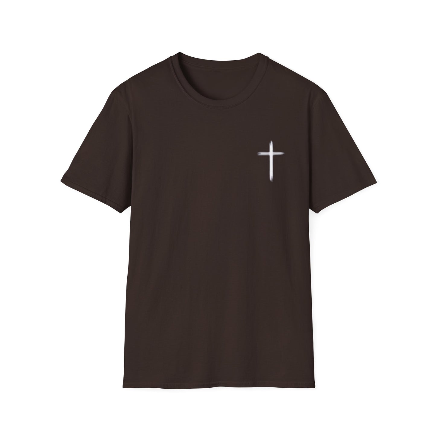 Christian Worship T-Shirt — “My Worship Is Loud Because My Wounds Were Deep” Cross Tee