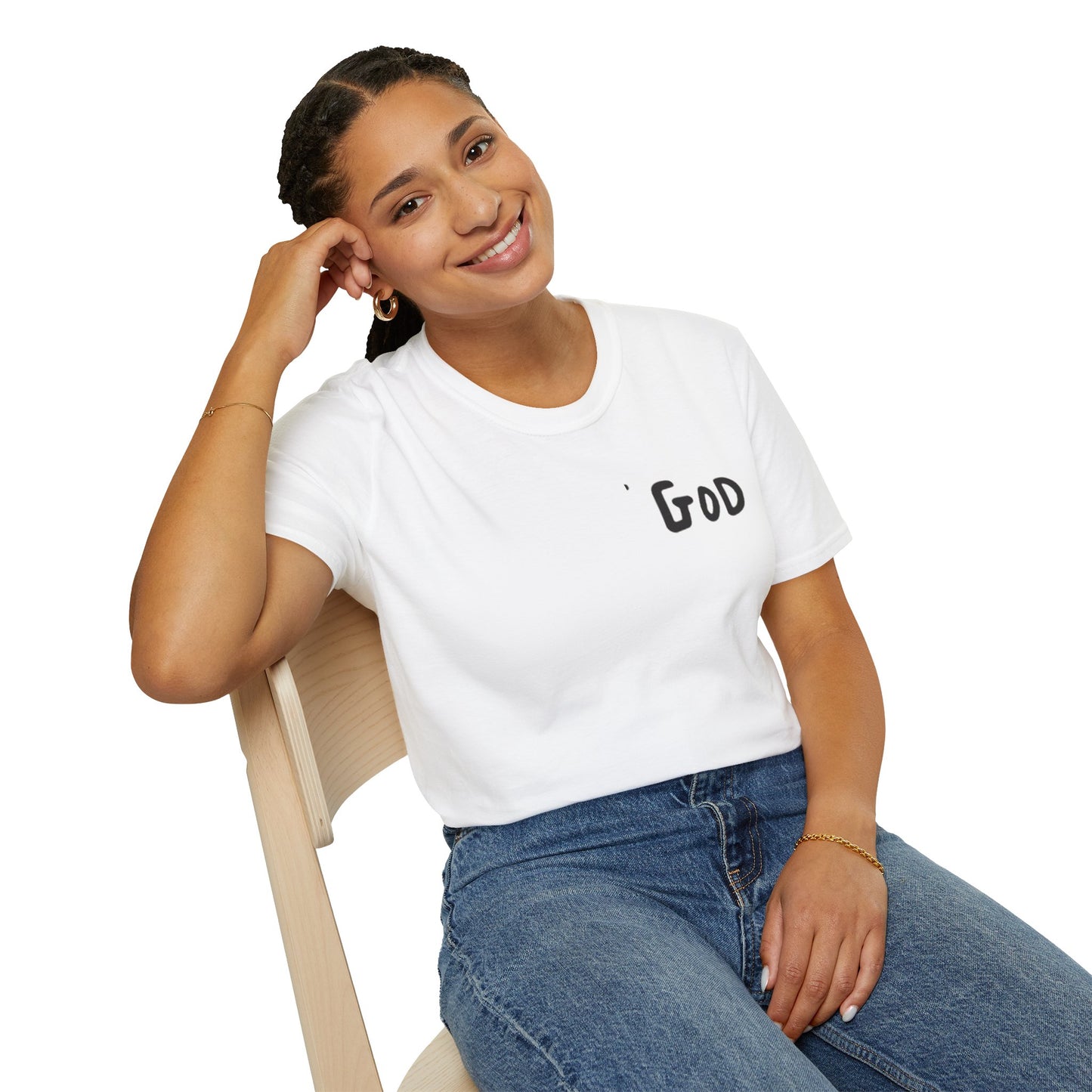 God Faith T-Shirt — 'Agree, Move, End, Never Doubt' Inspirational Christian Tee