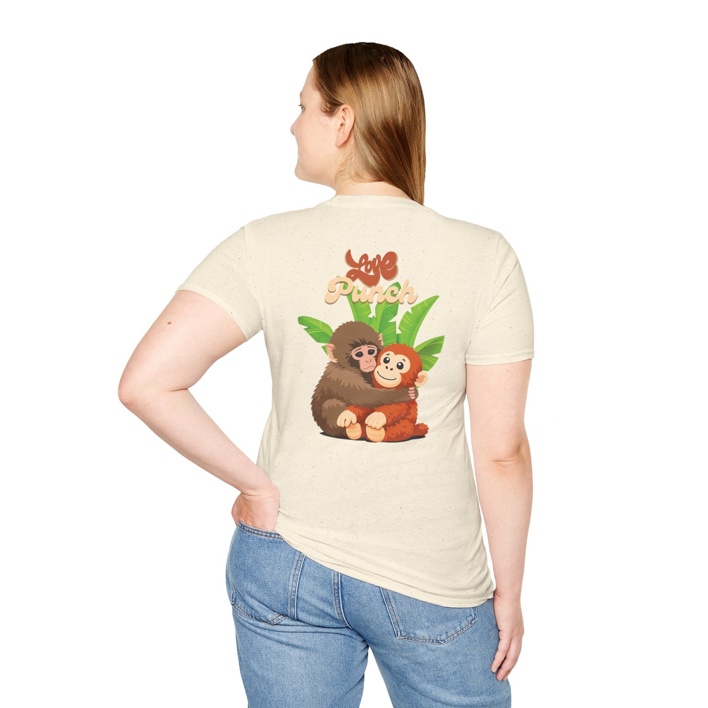 I Love Punch The Monkey T-Shirt — Cute Monkey Parents & Baby Graphic Tee