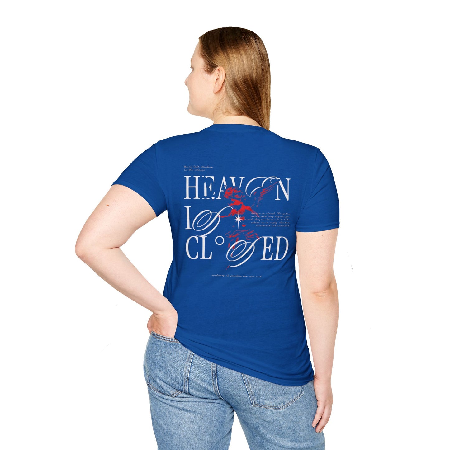 Heaven Closed Graphic T-Shirt — 'Forge Within' Floral Gothic Design