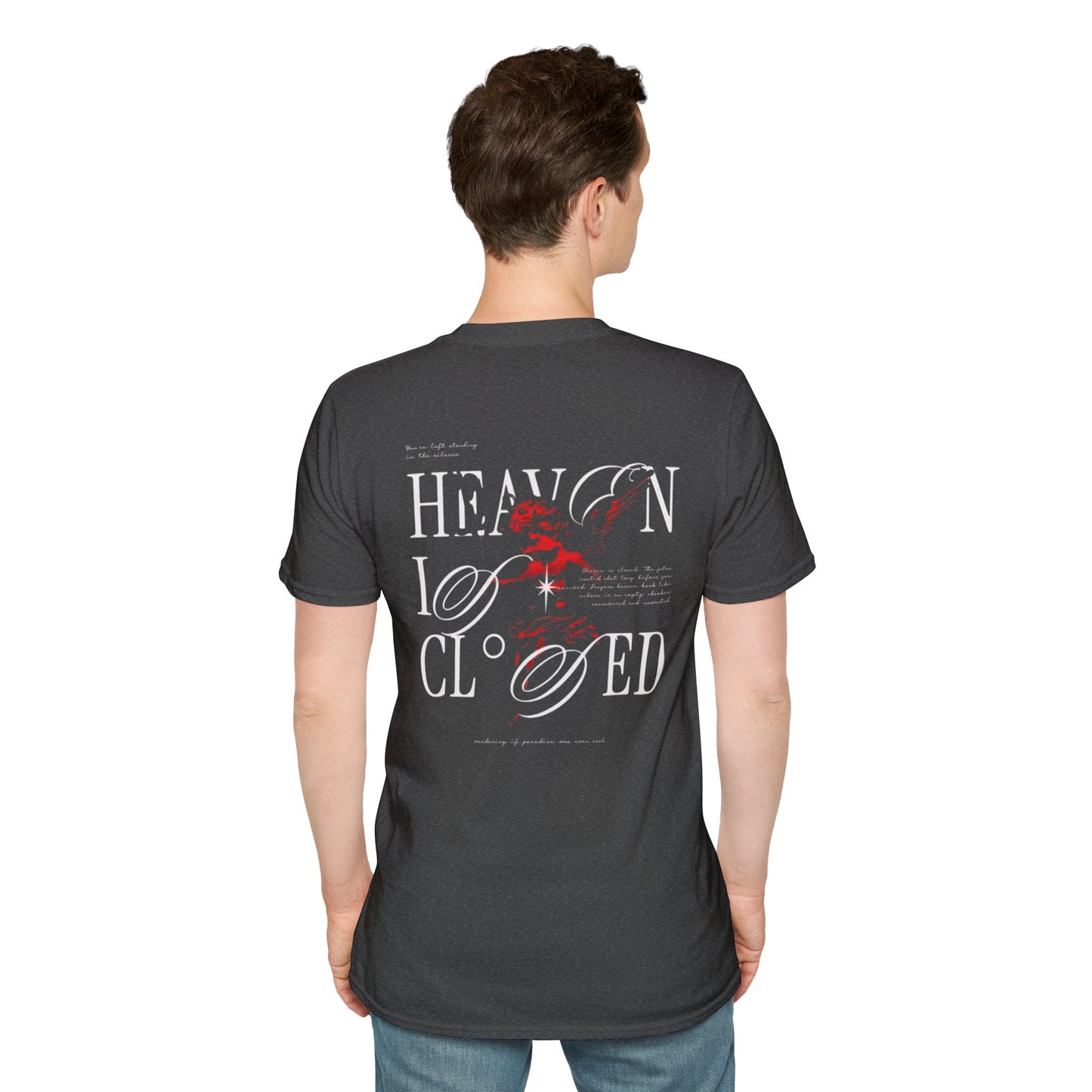 Heaven Closed Graphic T-Shirt — 'Forge Within' Floral Gothic Design