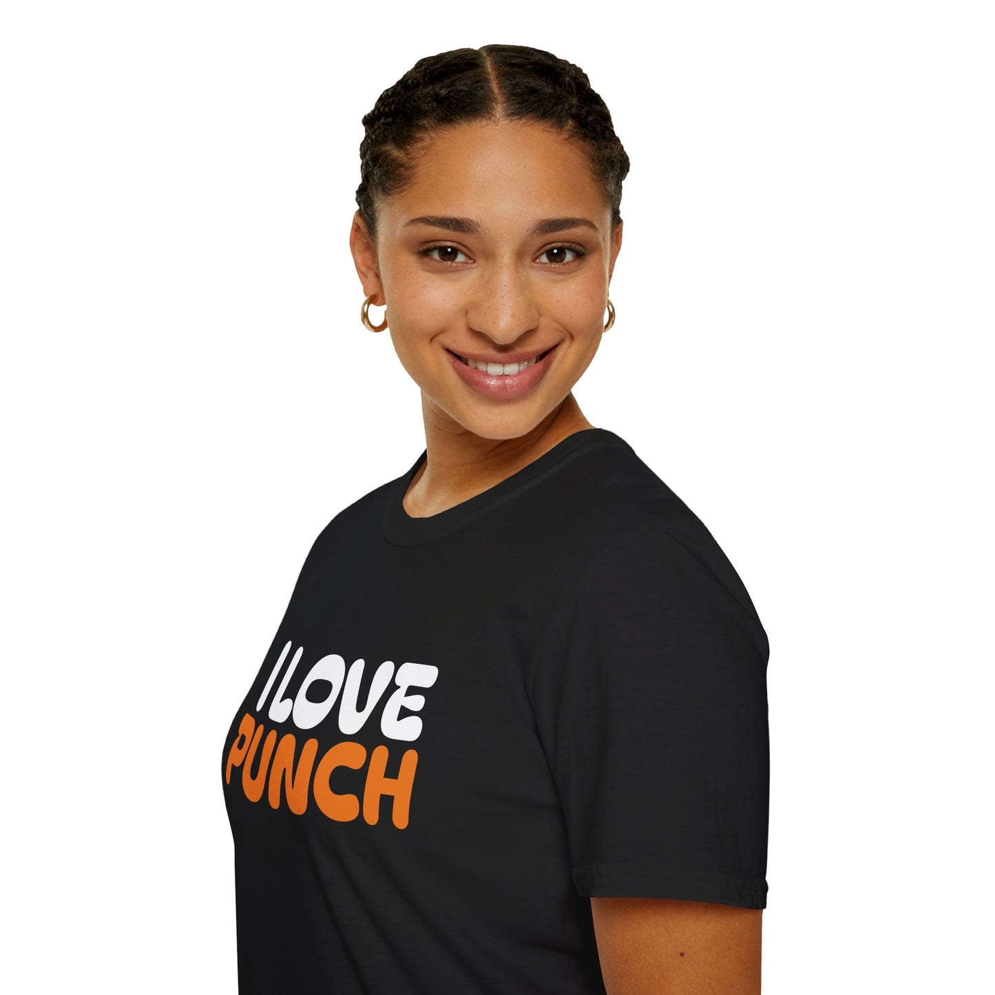 I Love Punch The Monkey T-Shirt — Cute Monkey Parents & Baby Graphic Tee