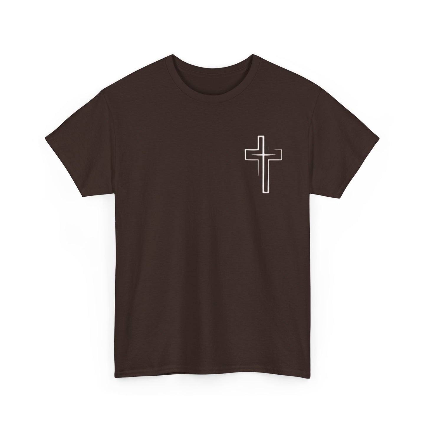 Christian Cross T‑Shirt — "God First" Faith Tee (Kingdom of God)