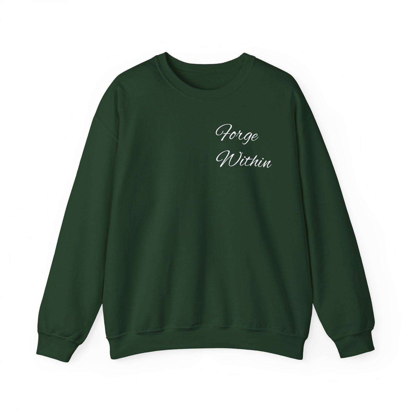 Crewneck Sweatshirt — "All These Scars Have Stories" Vintage Knight Graphic
