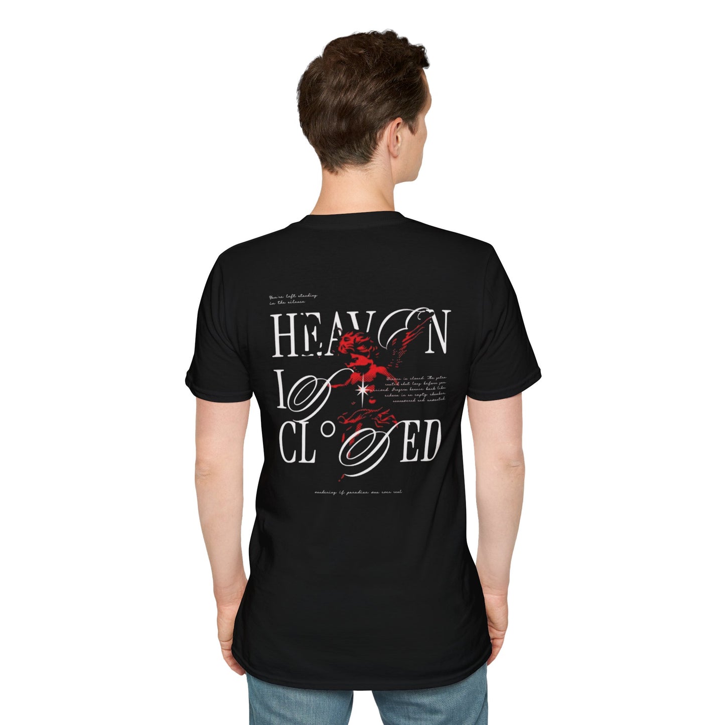 Heaven Closed Graphic T-Shirt — 'Forge Within' Floral Gothic Design