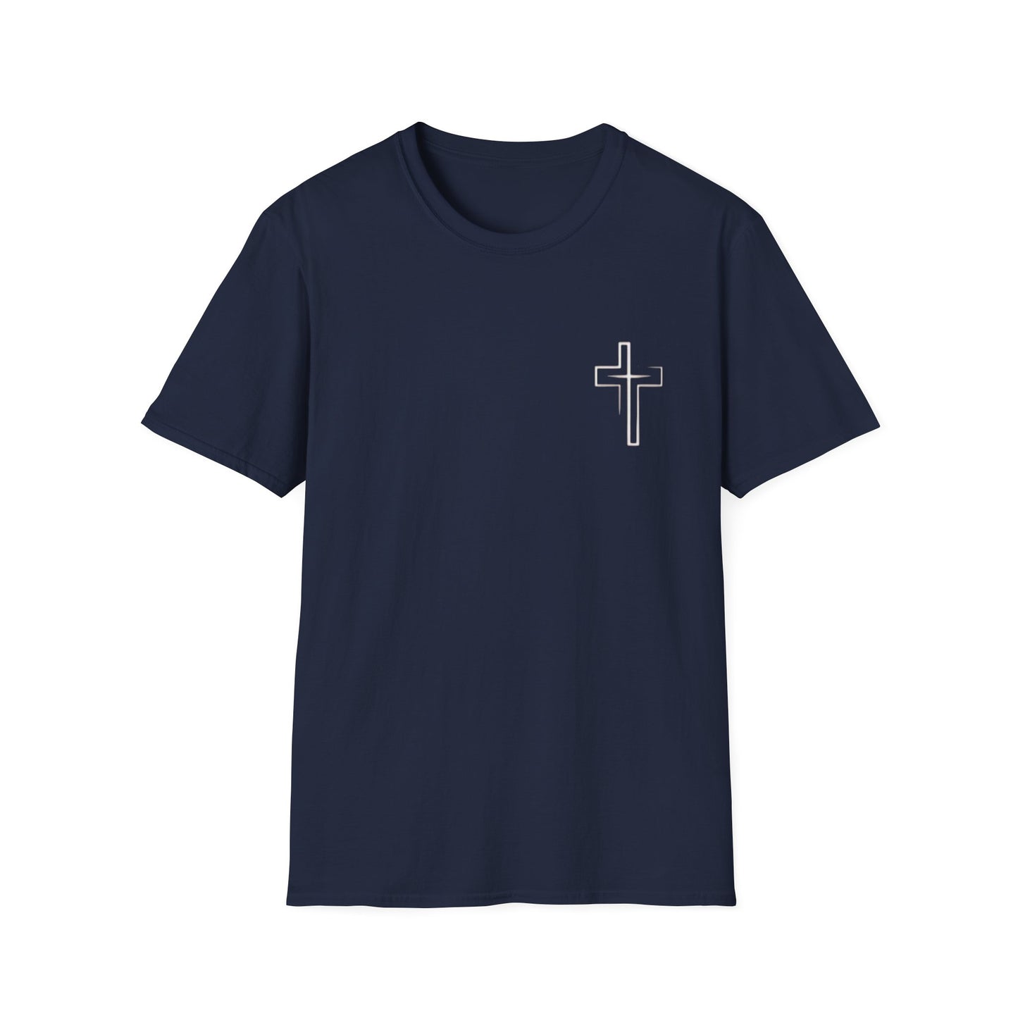 Christian Cross T-Shirt — "Jesus Died For Me Now I Live For Him" Faith Tee