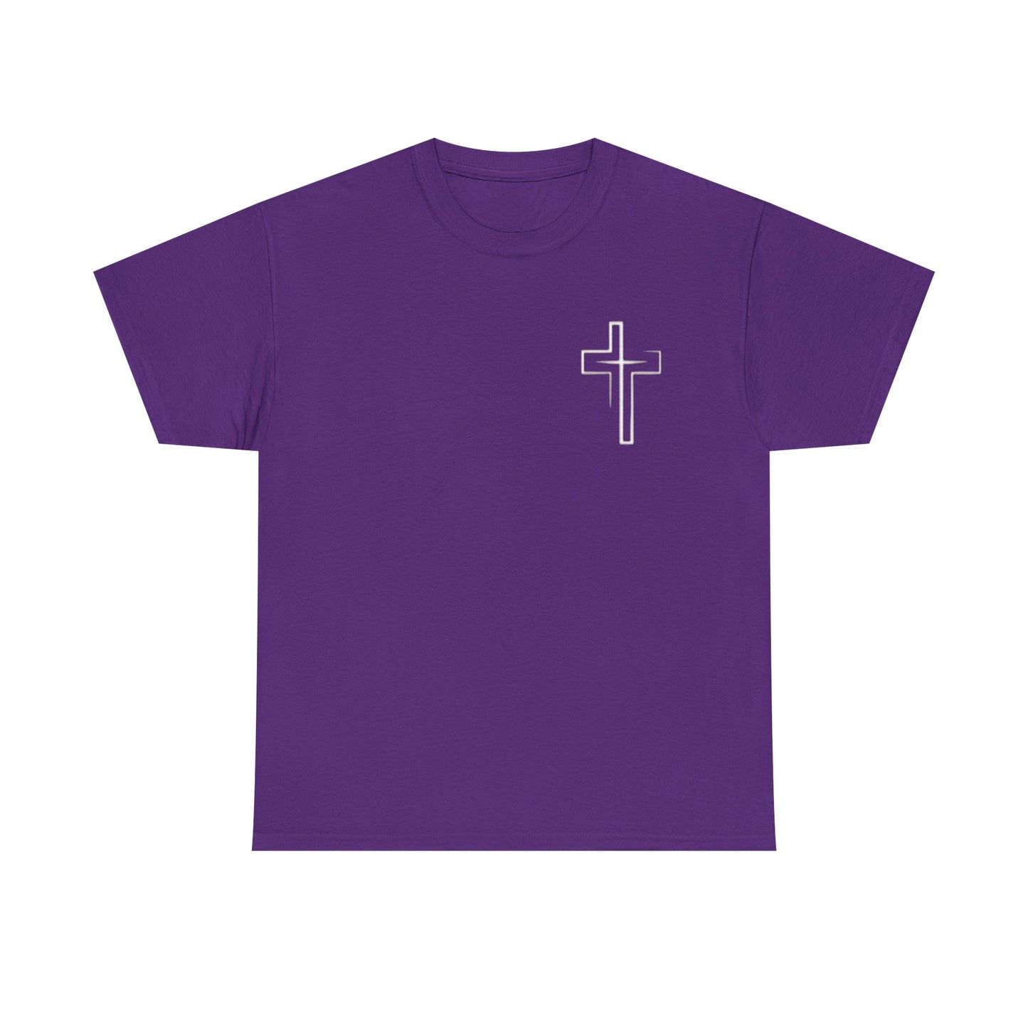 Christian Cross T‑Shirt — "God First" Faith Tee (Kingdom of God)