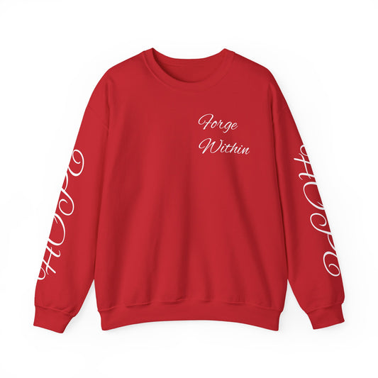 Crewneck Sweatshirt — "Never Lose Hope" Inspirational Graphic
