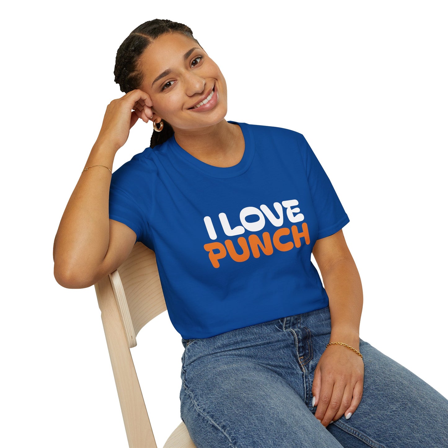 I Love Punch The Monkey T-Shirt — Cute Monkey Parents & Baby Graphic Tee