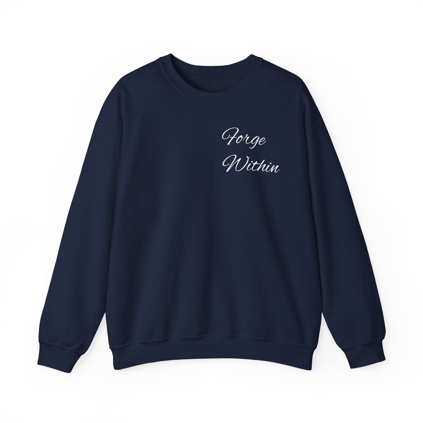 Crewneck Sweatshirt — "All These Scars Have Stories" Vintage Knight Graphic