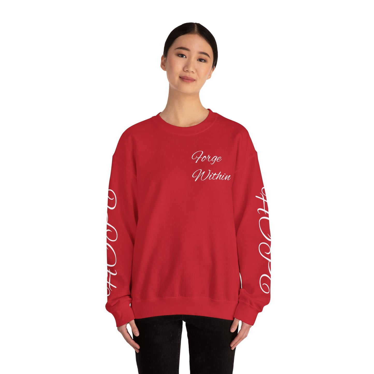 Crewneck Sweatshirt — "Never Lose Hope" Inspirational Graphic