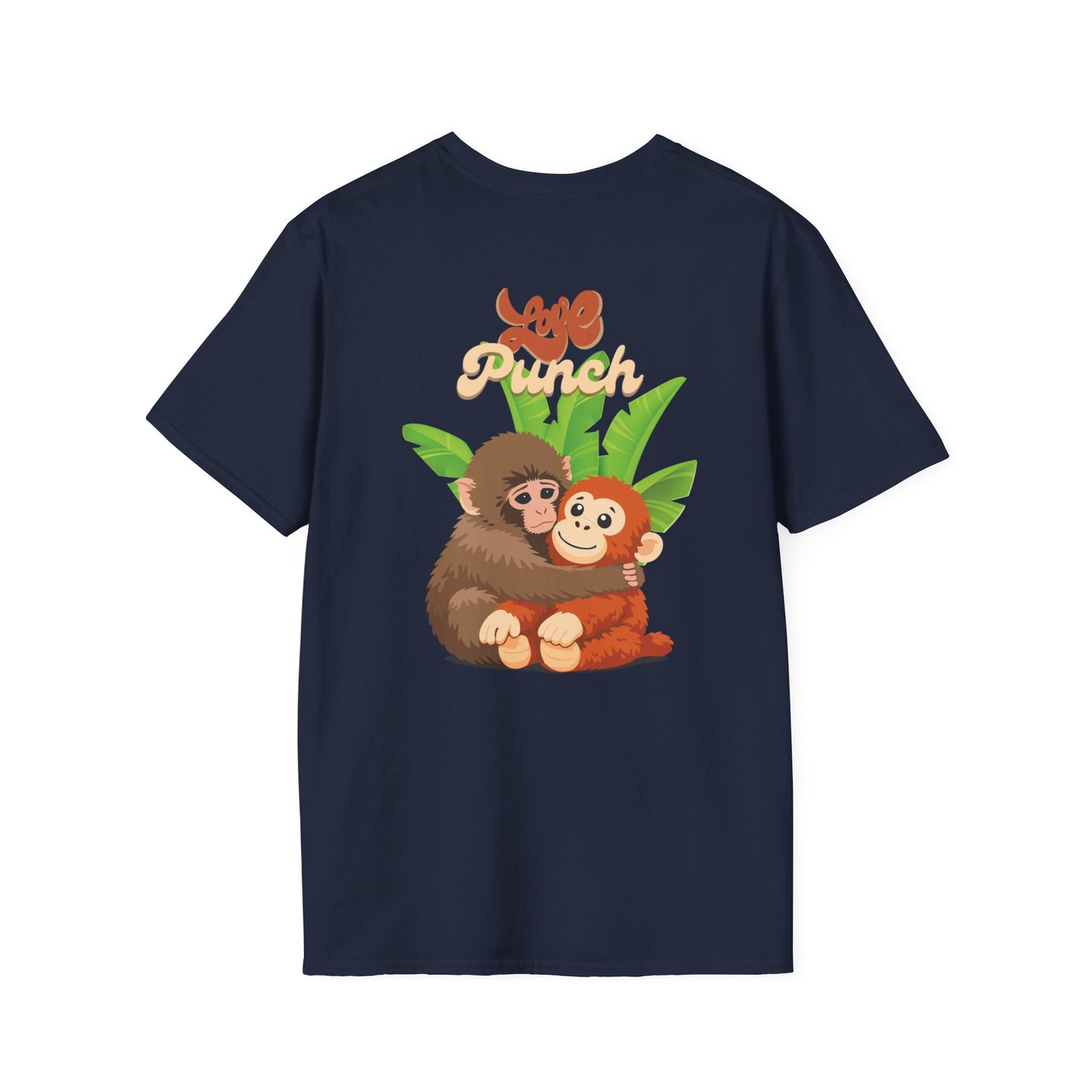 I Love Punch The Monkey T-Shirt — Cute Monkey Parents & Baby Graphic Tee