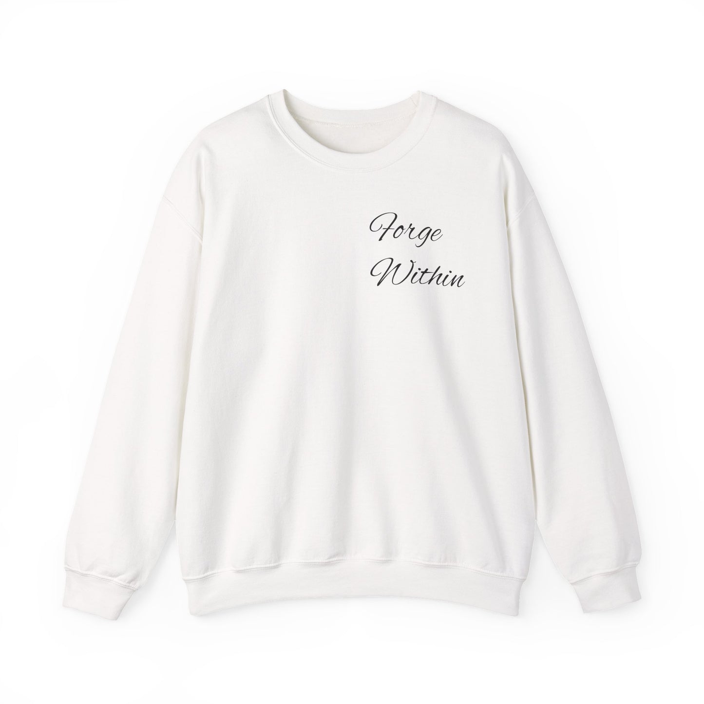 Crewneck Sweatshirt — "All These Scars Have Stories" Vintage Knight Graphic