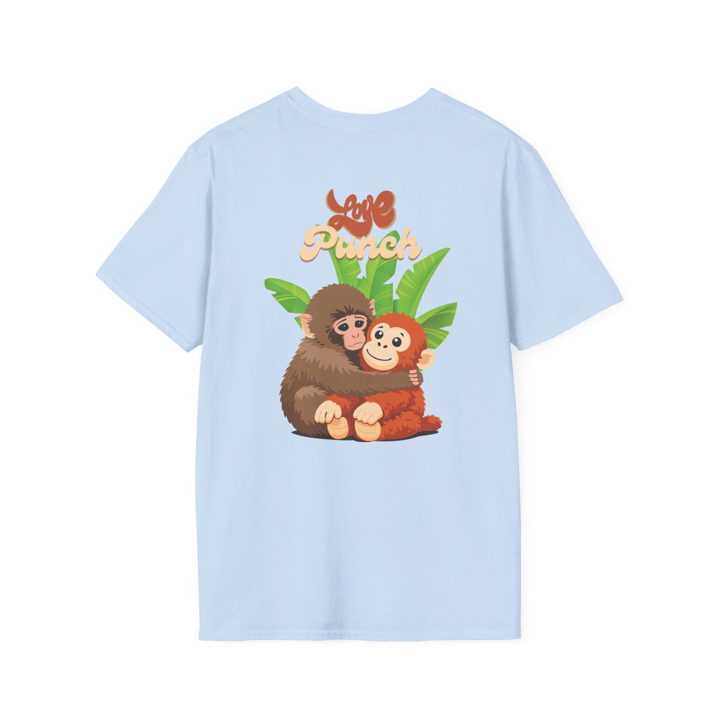 I Love Punch The Monkey T-Shirt — Cute Monkey Parents & Baby Graphic Tee