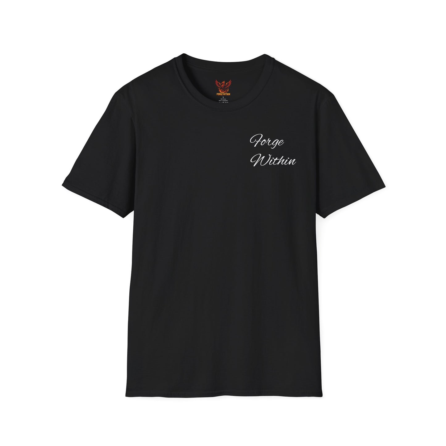Heaven Closed Graphic T-Shirt — 'Forge Within' Floral Gothic Design