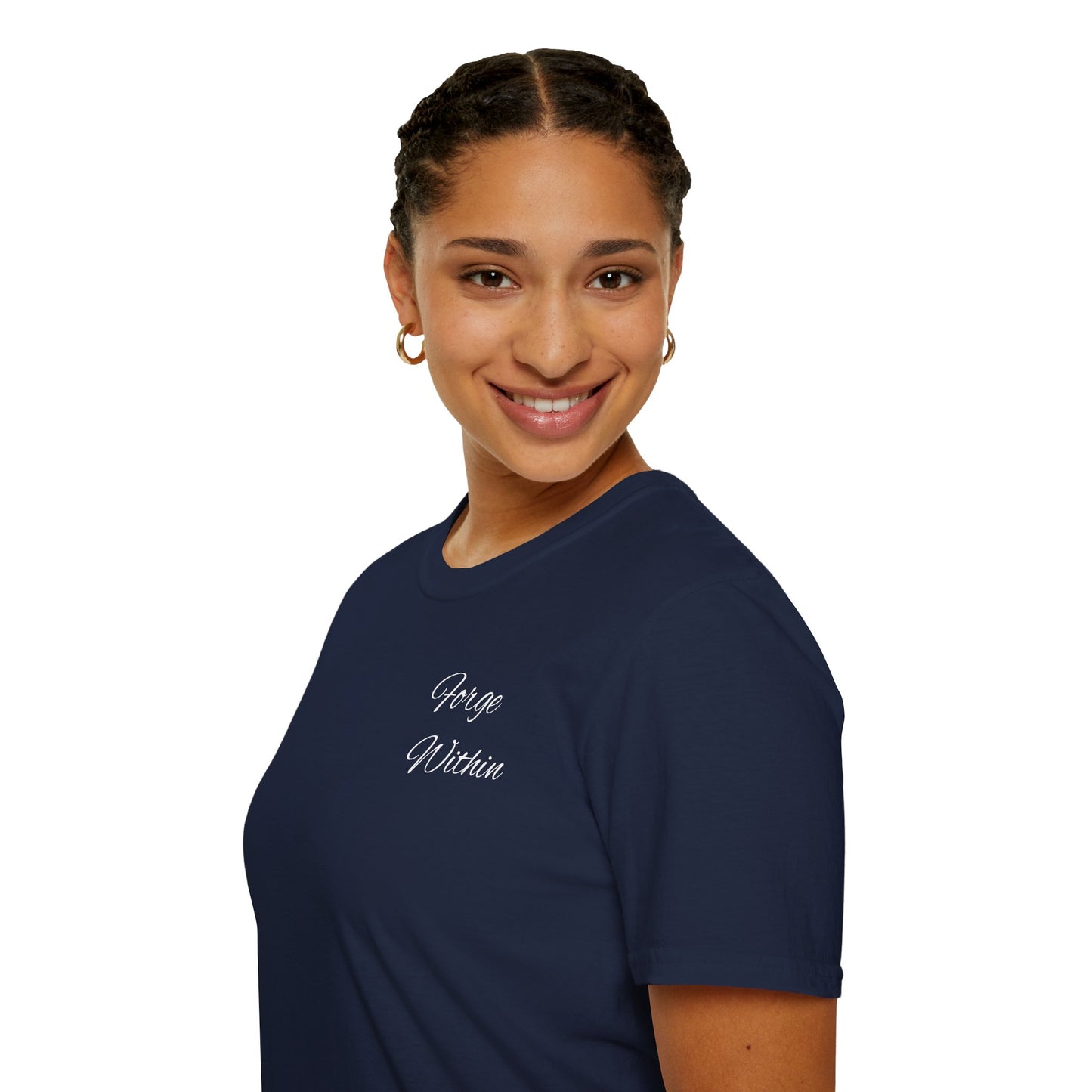 Heaven Closed Graphic T-Shirt — 'Forge Within' Floral Gothic Design