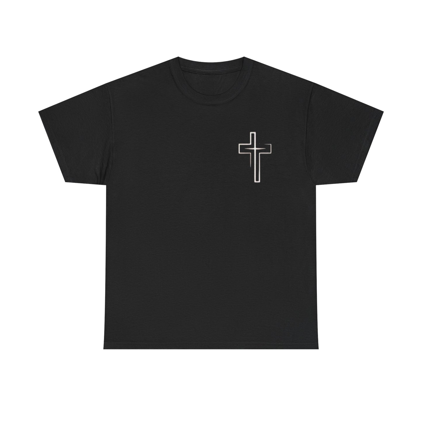 Christian Cross T‑Shirt — "God First" Faith Tee (Kingdom of God)