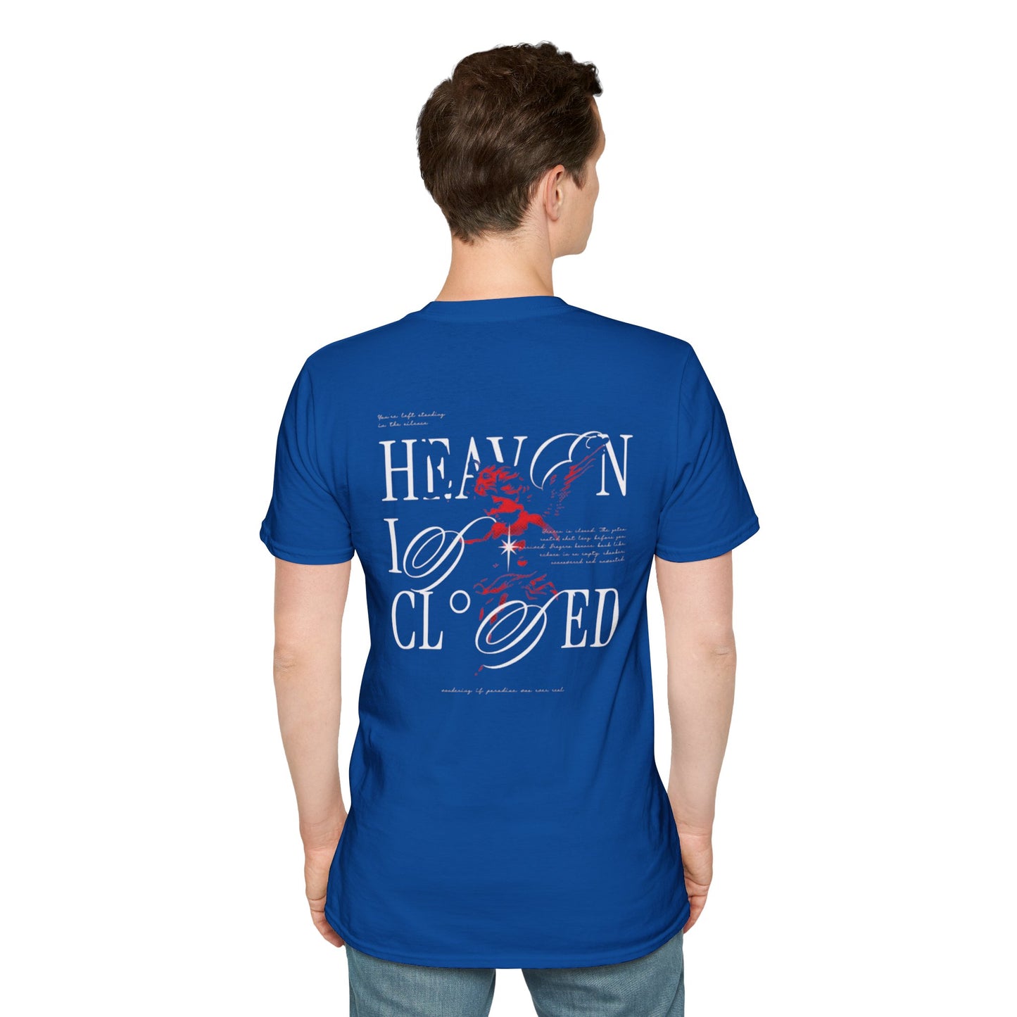 Heaven Closed Graphic T-Shirt — 'Forge Within' Floral Gothic Design