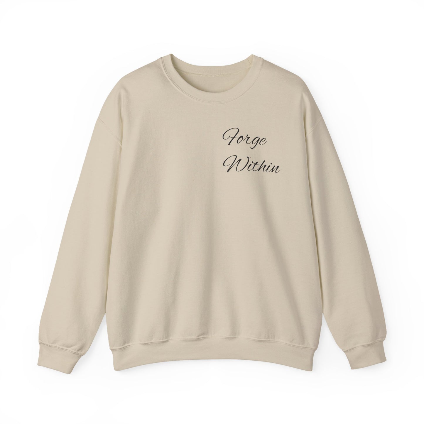 Crewneck Sweatshirt — "All These Scars Have Stories" Vintage Knight Graphic