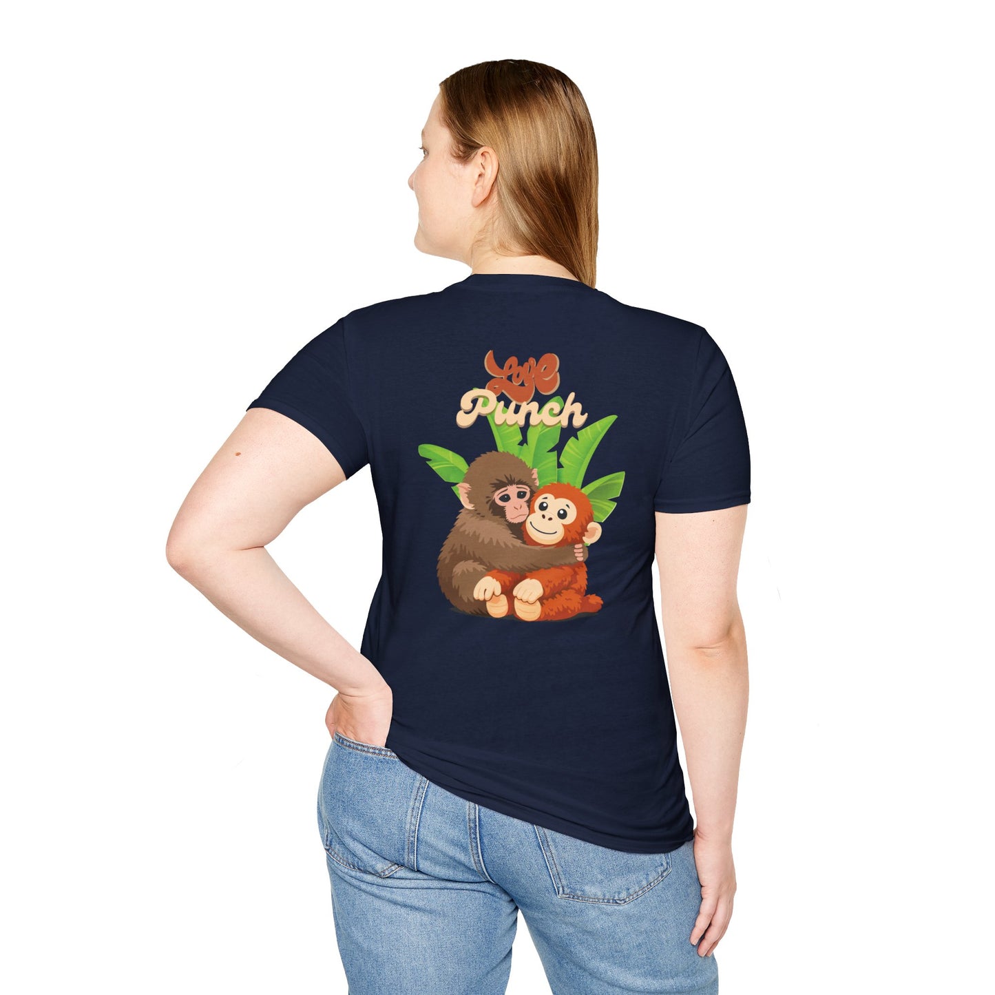 I Love Punch The Monkey T-Shirt — Cute Monkey Parents & Baby Graphic Tee