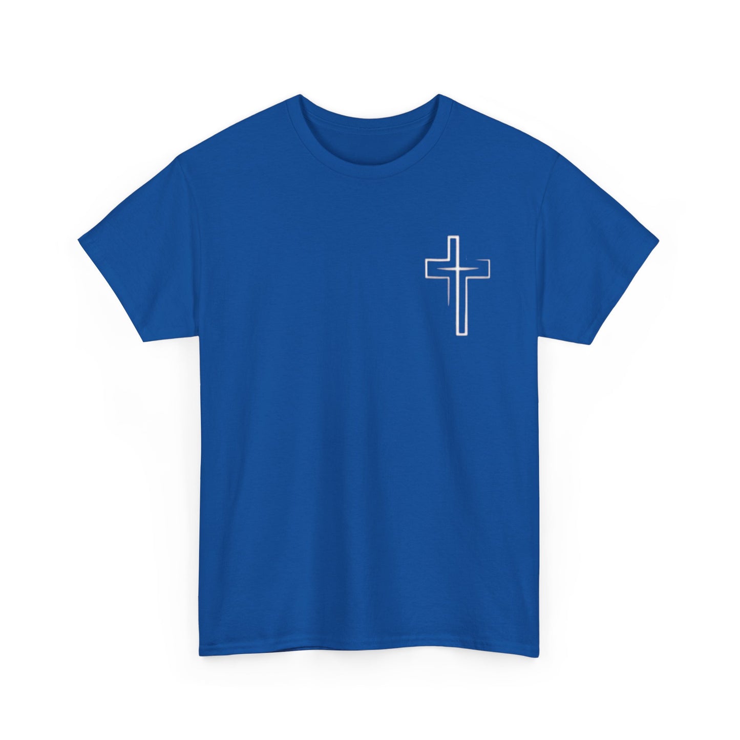 Christian Cross T‑Shirt — "God First" Faith Tee (Kingdom of God)