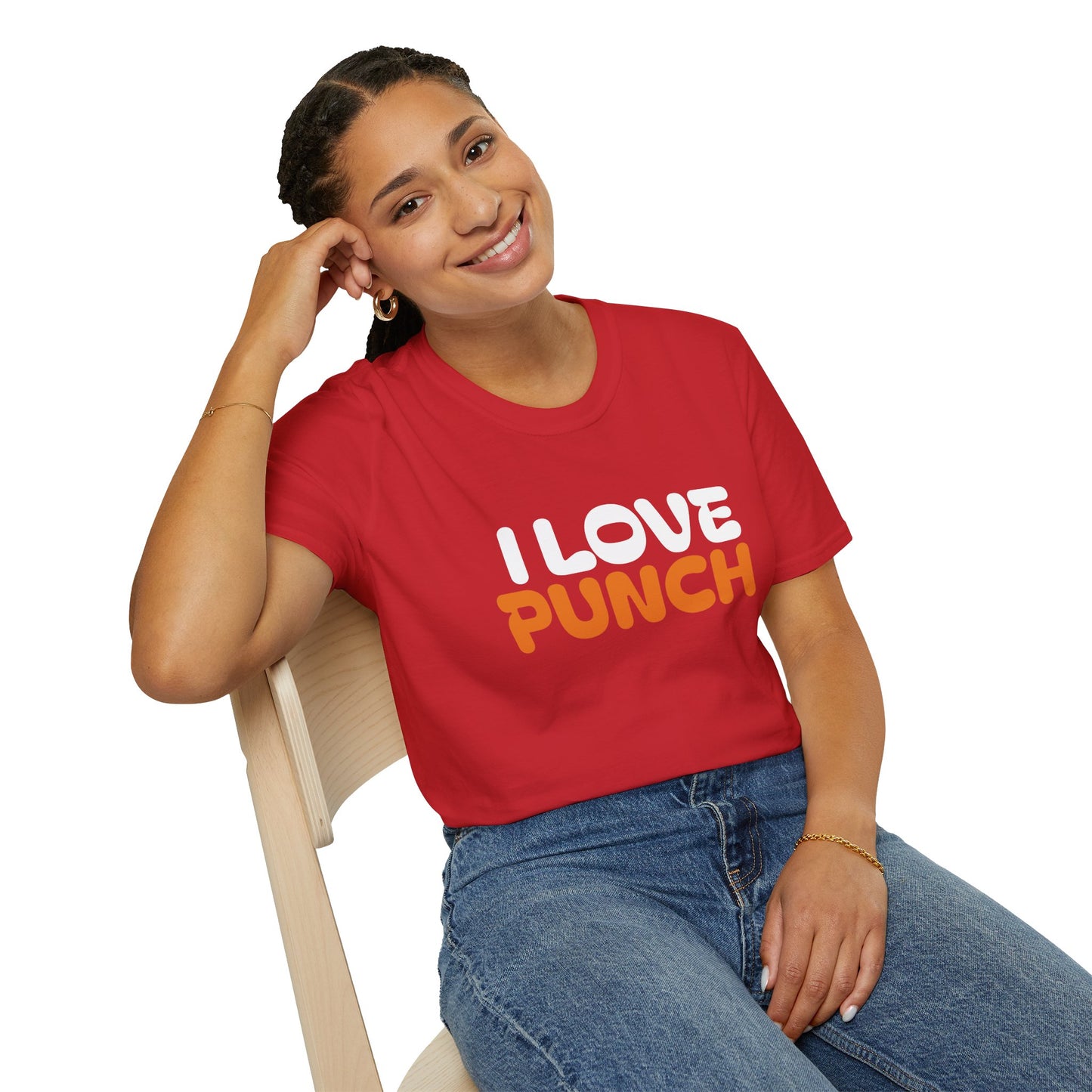 I Love Punch The Monkey T-Shirt — Cute Monkey Parents & Baby Graphic Tee