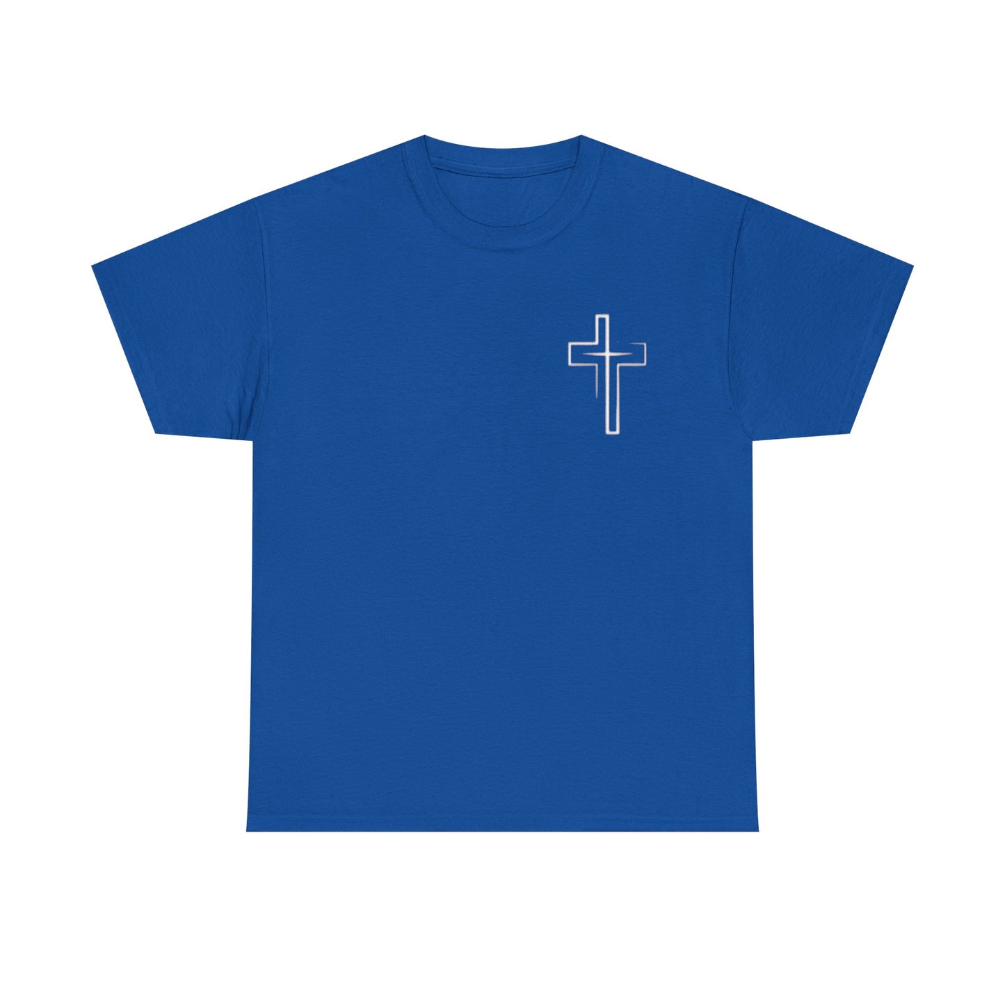 Christian Cross T‑Shirt — "God First" Faith Tee (Kingdom of God)