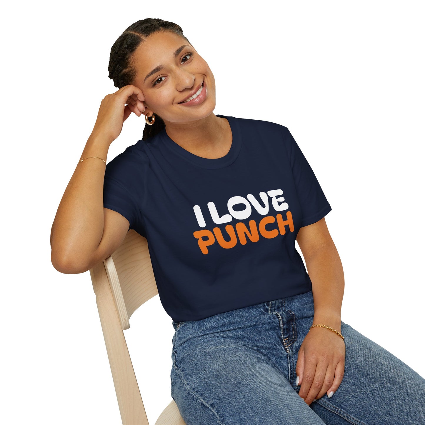 I Love Punch The Monkey T-Shirt — Cute Monkey Parents & Baby Graphic Tee