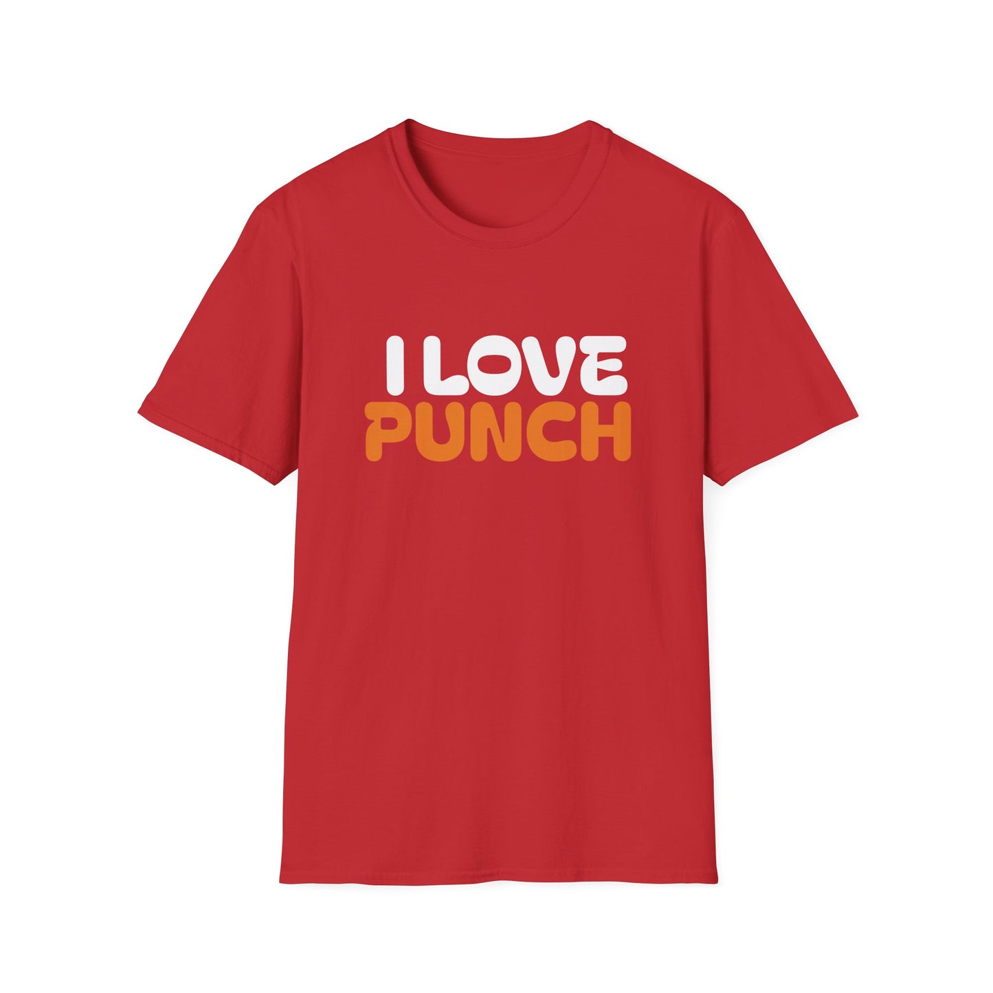 I Love Punch The Monkey T-Shirt — Cute Monkey Parents & Baby Graphic Tee