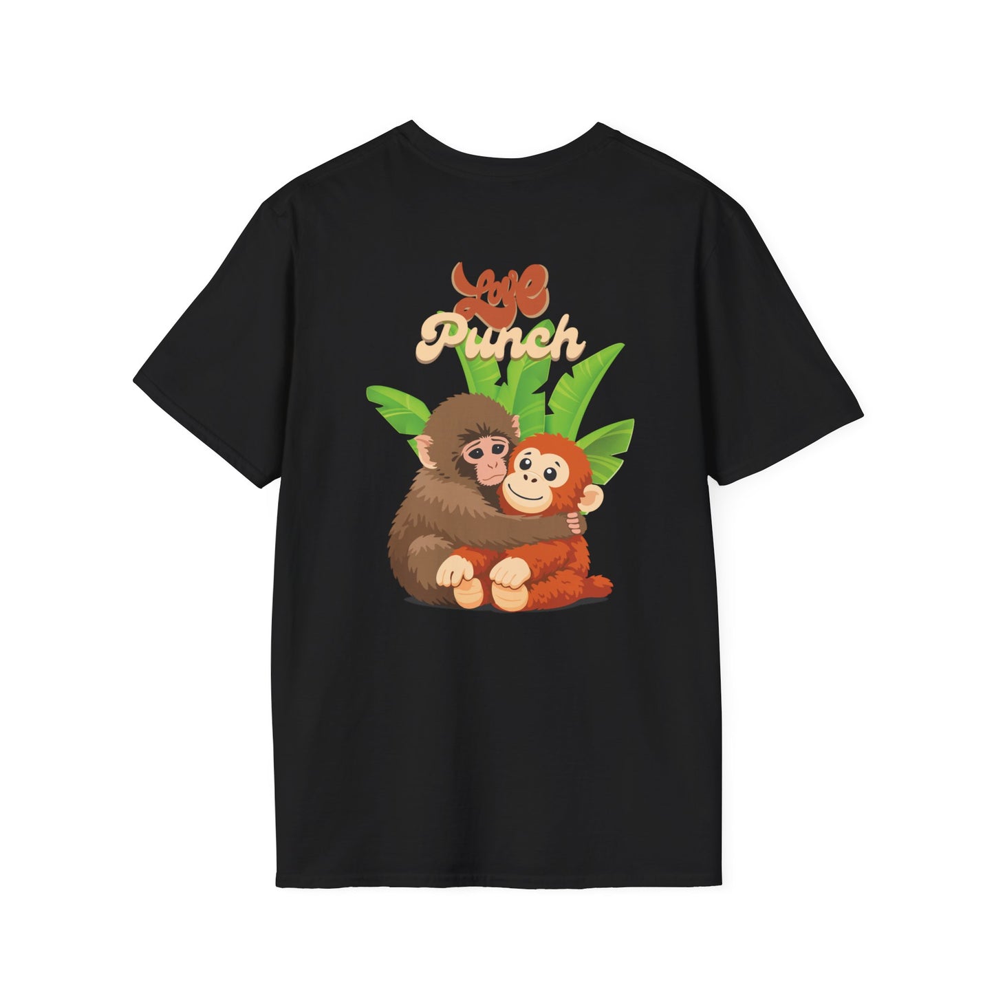 I Love Punch The Monkey T-Shirt — Cute Monkey Parents & Baby Graphic Tee