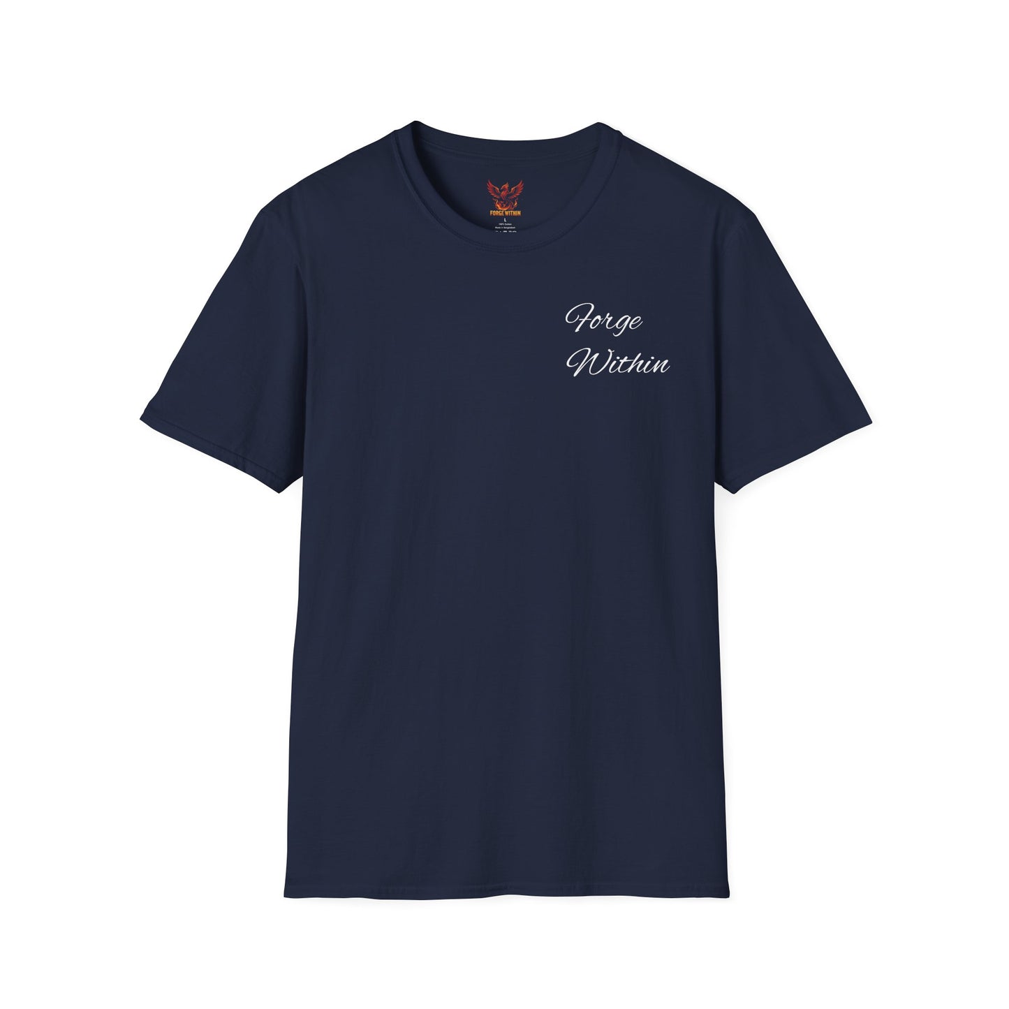 Heaven Closed Graphic T-Shirt — 'Forge Within' Floral Gothic Design