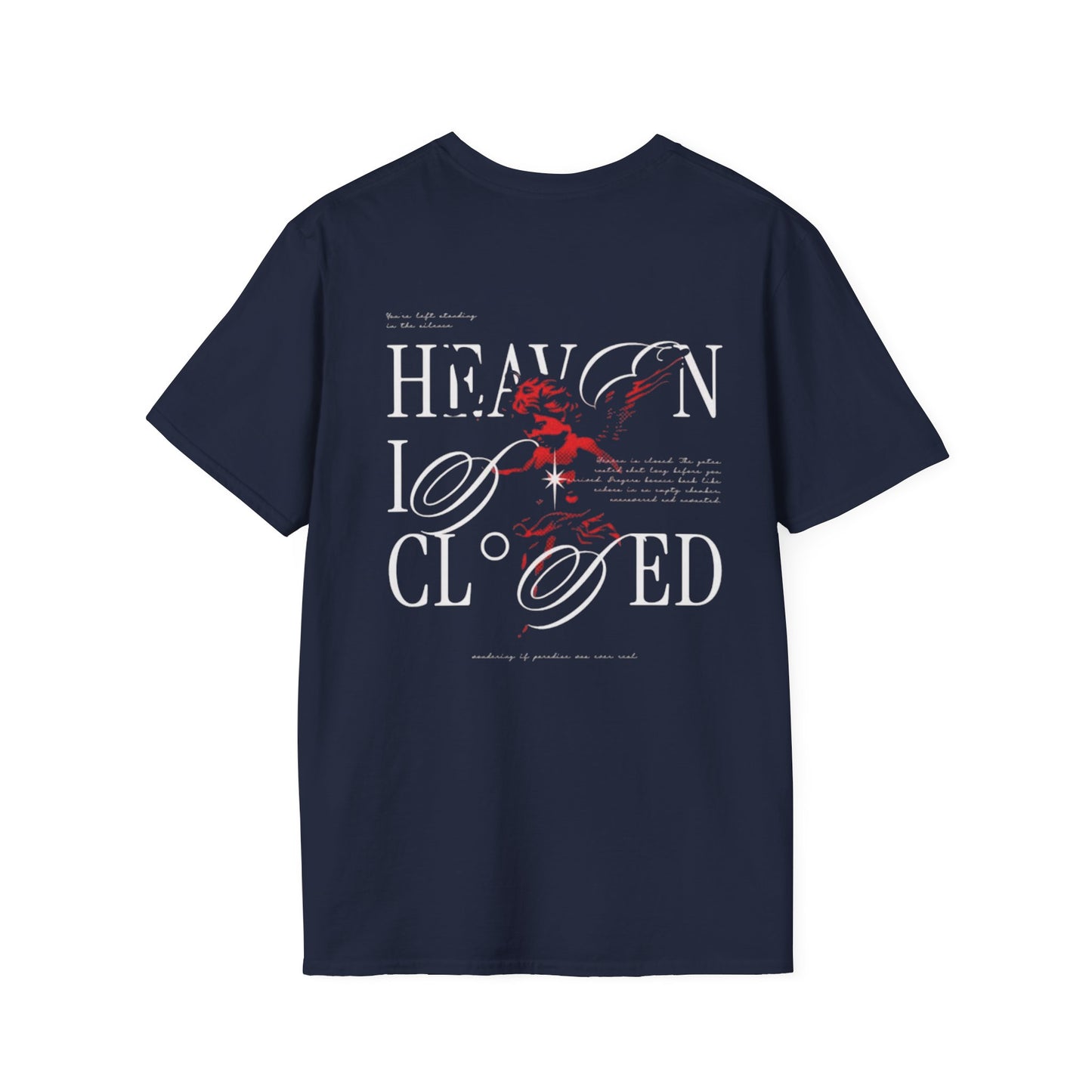 Heaven Closed Graphic T-Shirt — 'Forge Within' Floral Gothic Design