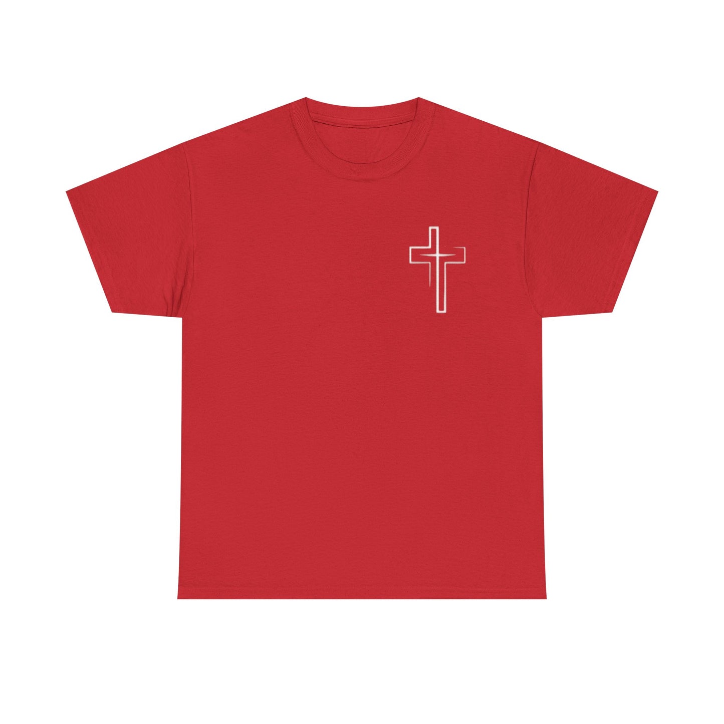 Christian Cross T‑Shirt — "God First" Faith Tee (Kingdom of God)