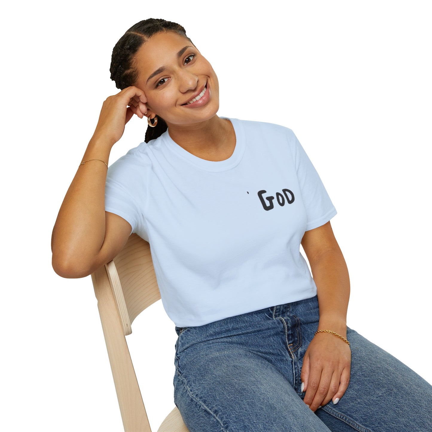 God Faith T-Shirt — 'Agree, Move, End, Never Doubt' Inspirational Christian Tee