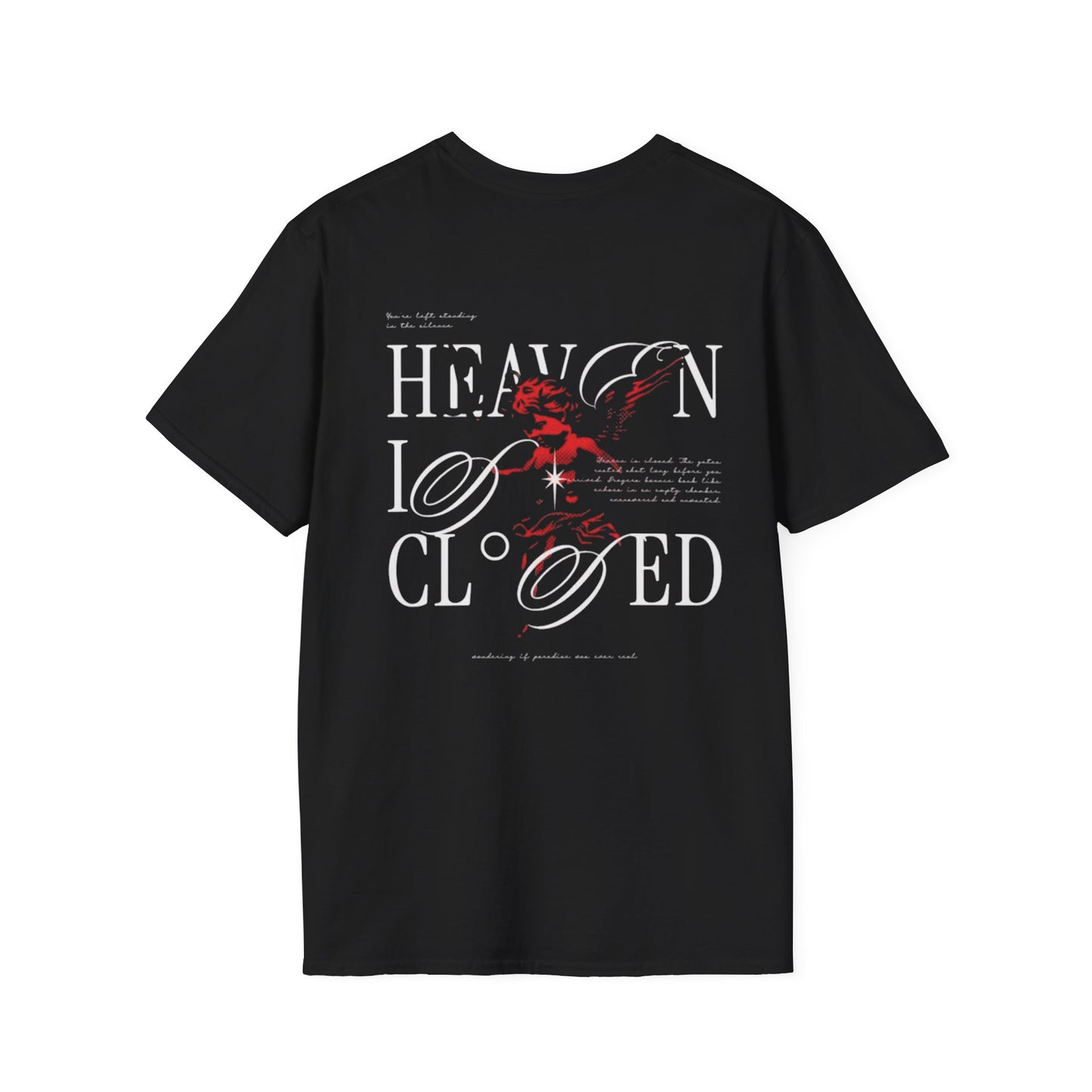 Heaven Closed Graphic T-Shirt — 'Forge Within' Floral Gothic Design